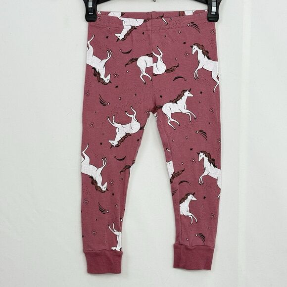 Carter's PJ Set Long Sleeve Shirt & Pants Set Unicorn Pink Girls Toddler 2T/2A - Picture 5 of 16